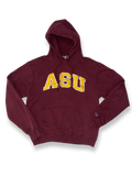 Vintage Arizona State University Hoodie Red Y2K ASU Champion Sweatshirt Men’s Medium