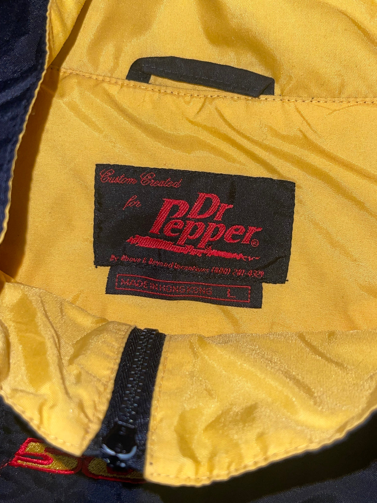 Vintage Dr Pepper Racing 50 Licensed
Windbreaker Jacket Men’s Size Large