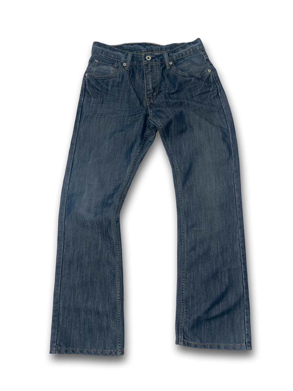 Levis 527 Jeans Y2K Bootcut Flap Pocket Blue Denim Cowboy Men’s Size 30x30