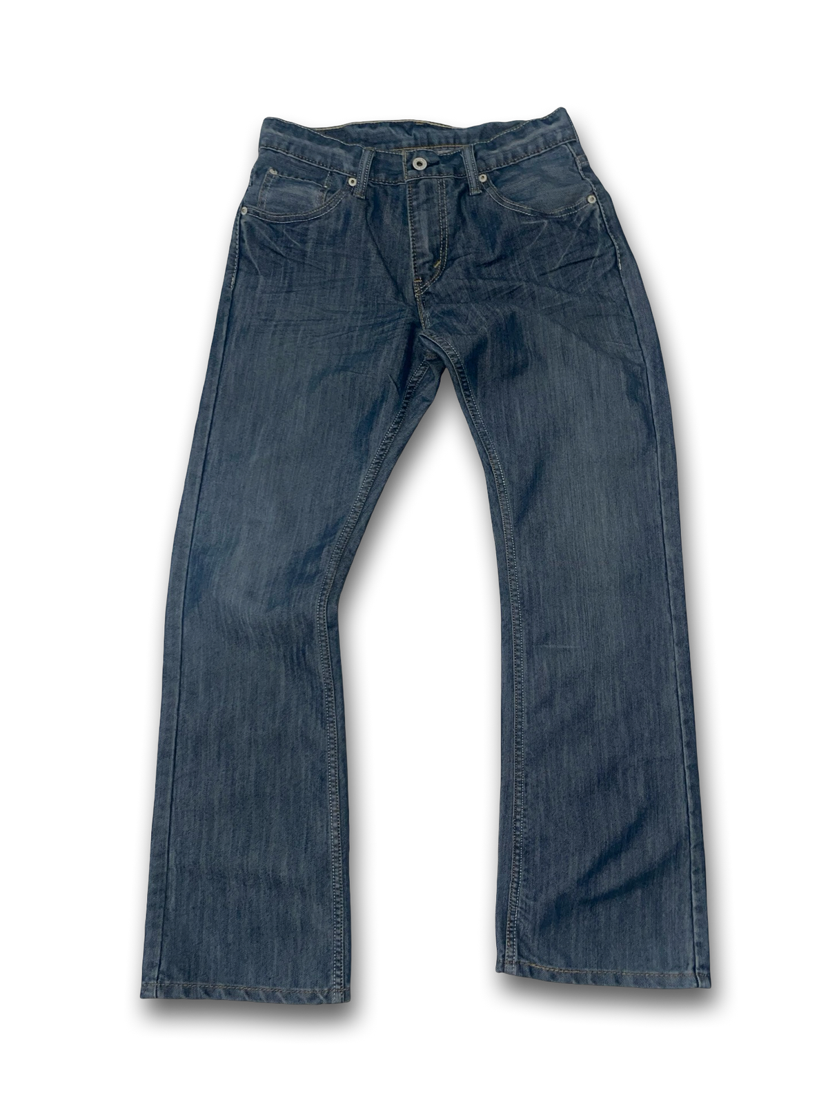 Levis 527 Jeans Y2K Bootcut Flap Pocket Blue Denim Cowboy Men’s Size 30x30