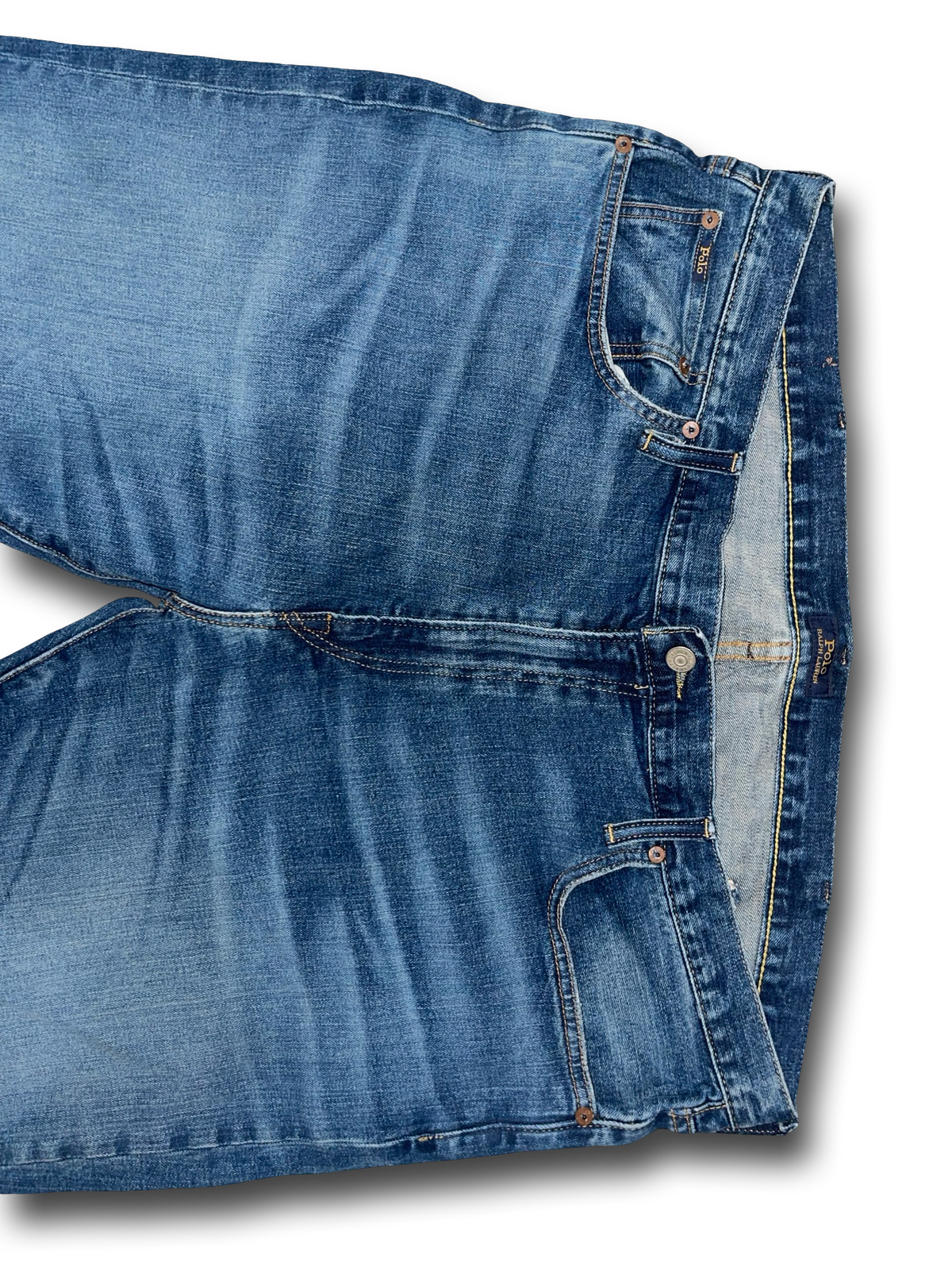 Polo Ralph Lauren Blue Denim Jeans Classic Dark Wash Blue Men’s 42B x 32