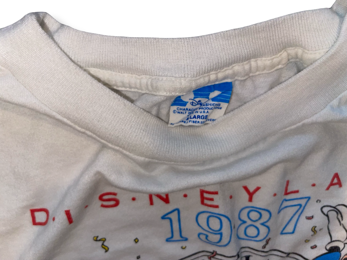 Vintage Disney Disneyland Happy New Year 1987 Men Size XL