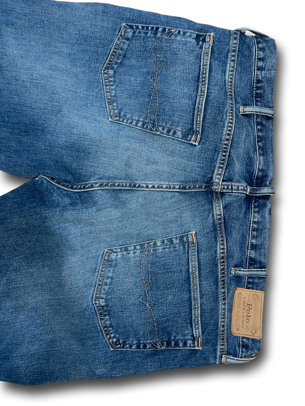 Polo Ralph Lauren Blue Denim Jeans Classic Dark Wash Blue Men’s 42B x 32