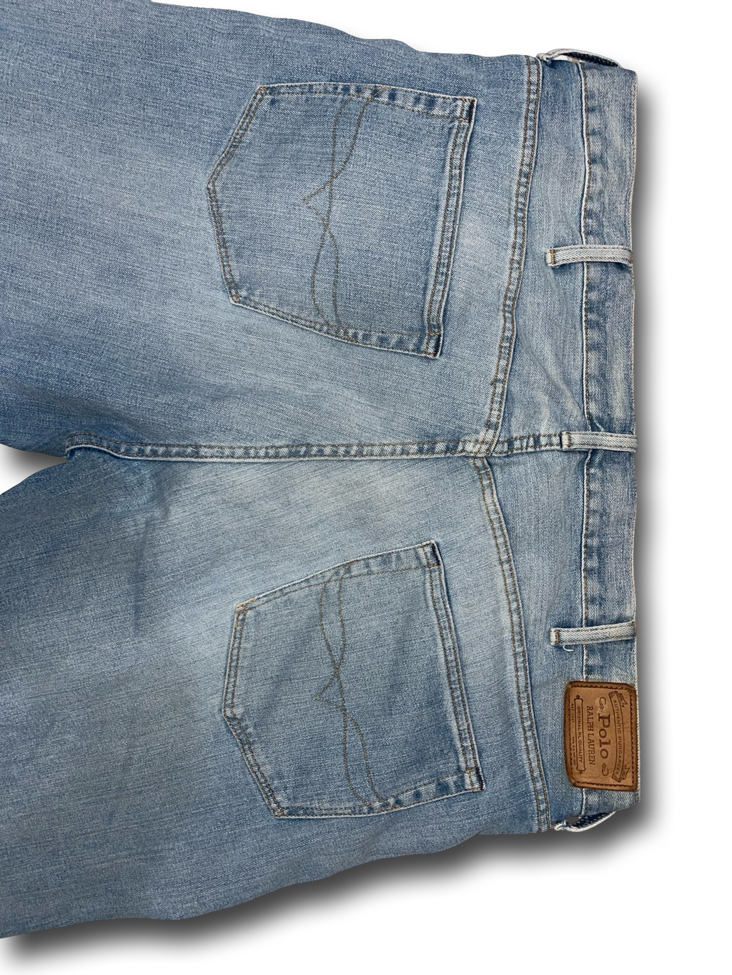 Polo Ralph Lauren Blue Denim Jeans Classic Light Wash Blue Men’s 42B x 32