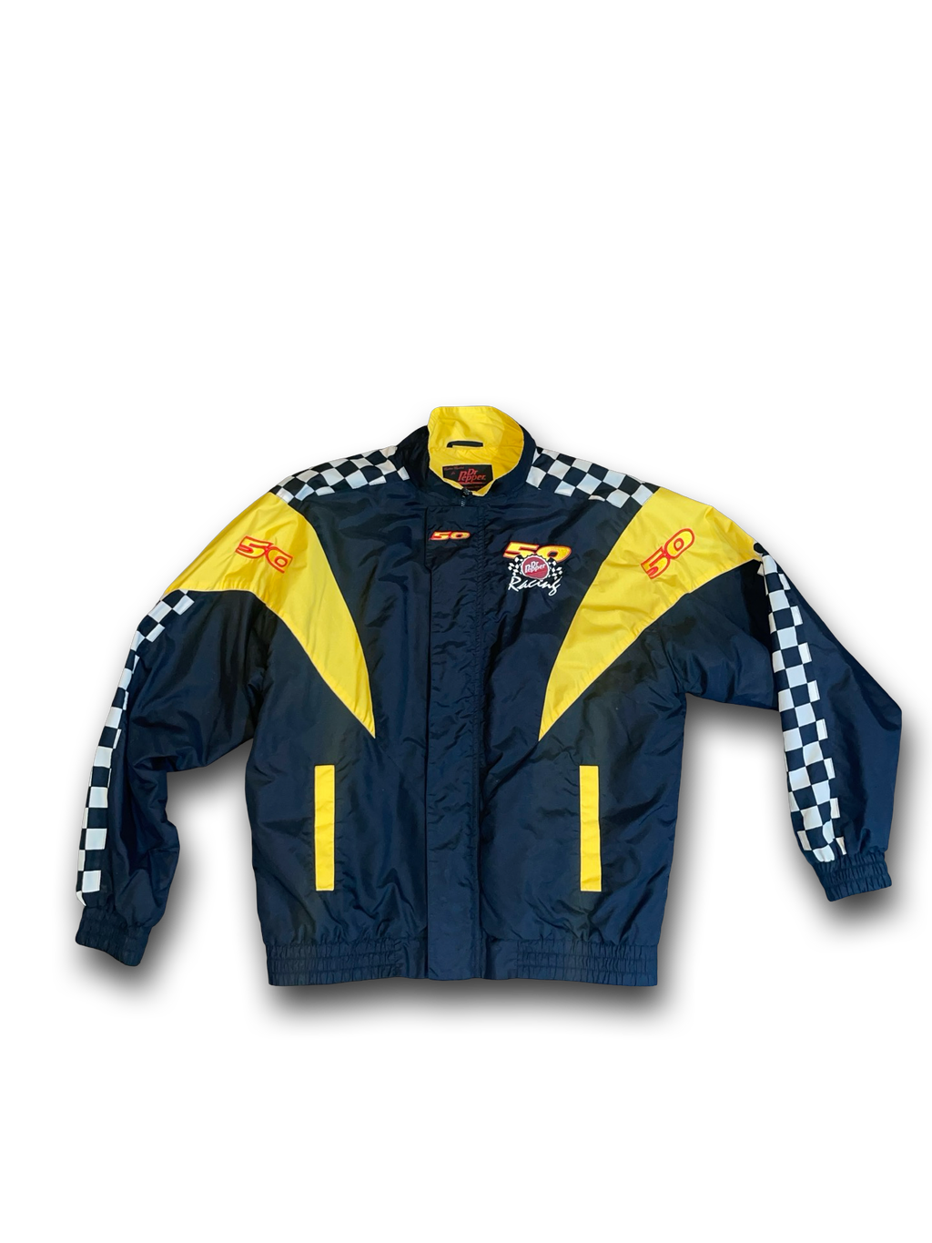 Vintage Dr Pepper Racing 50 Licensed
Windbreaker Jacket Men’s Size Large