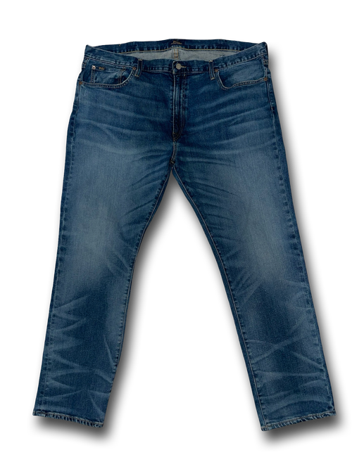 Polo Ralph Lauren Blue Denim Jeans Classic Dark Wash Blue Men’s 42B x 32
