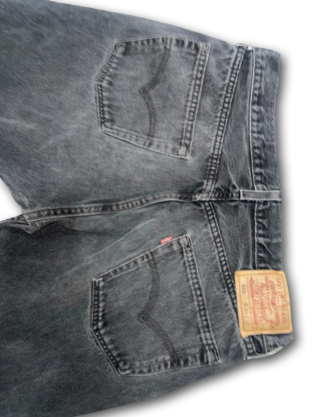 Vintage 90’s Levi’s 501-0660 Black Jeans Made USA Button Fly Men’s 34x30