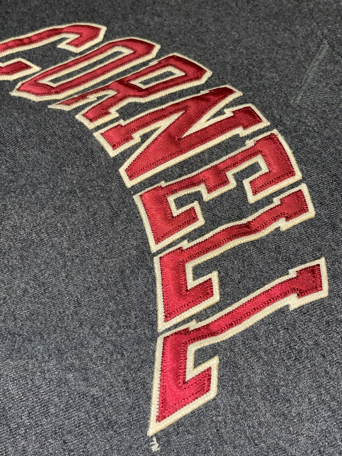 Vintage Cornell University Grey Crewneck Sweatshirt Russell Athletics Men’s Size Medium