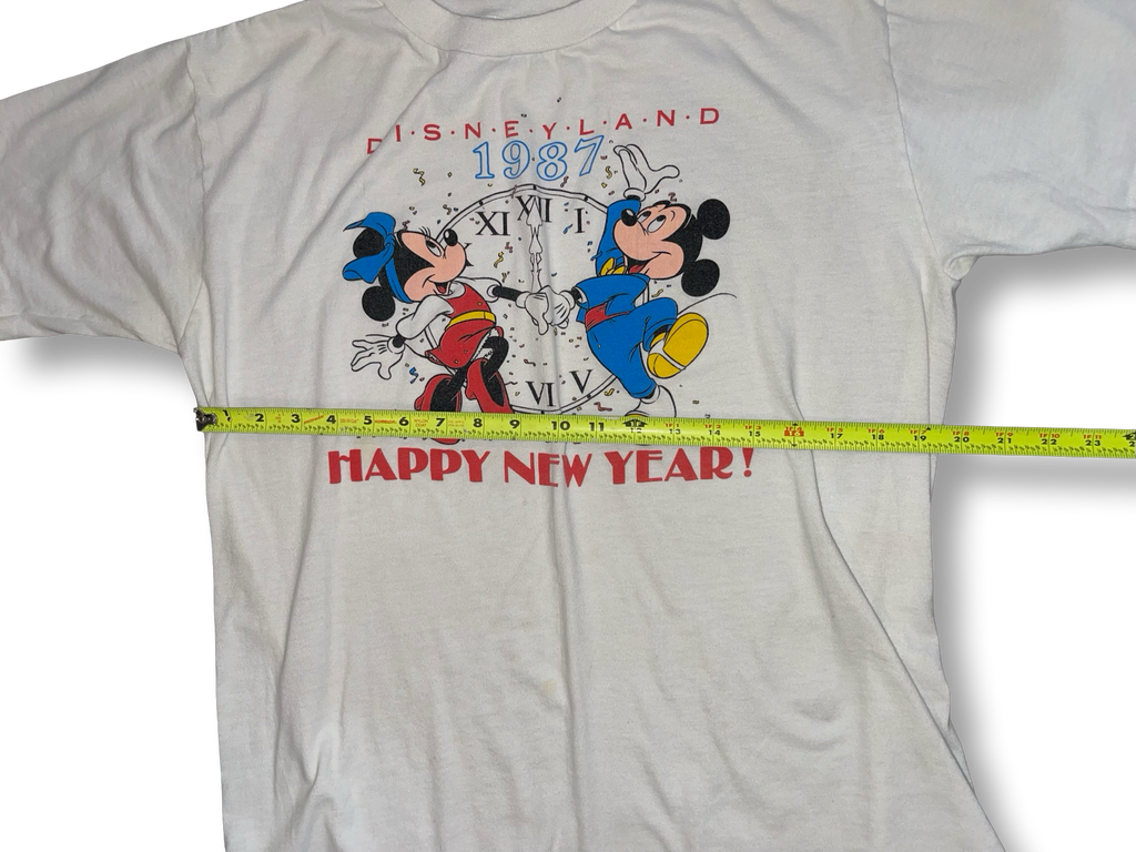 Vintage 1987 Disney Disneyland Happy New Year Men Size XL