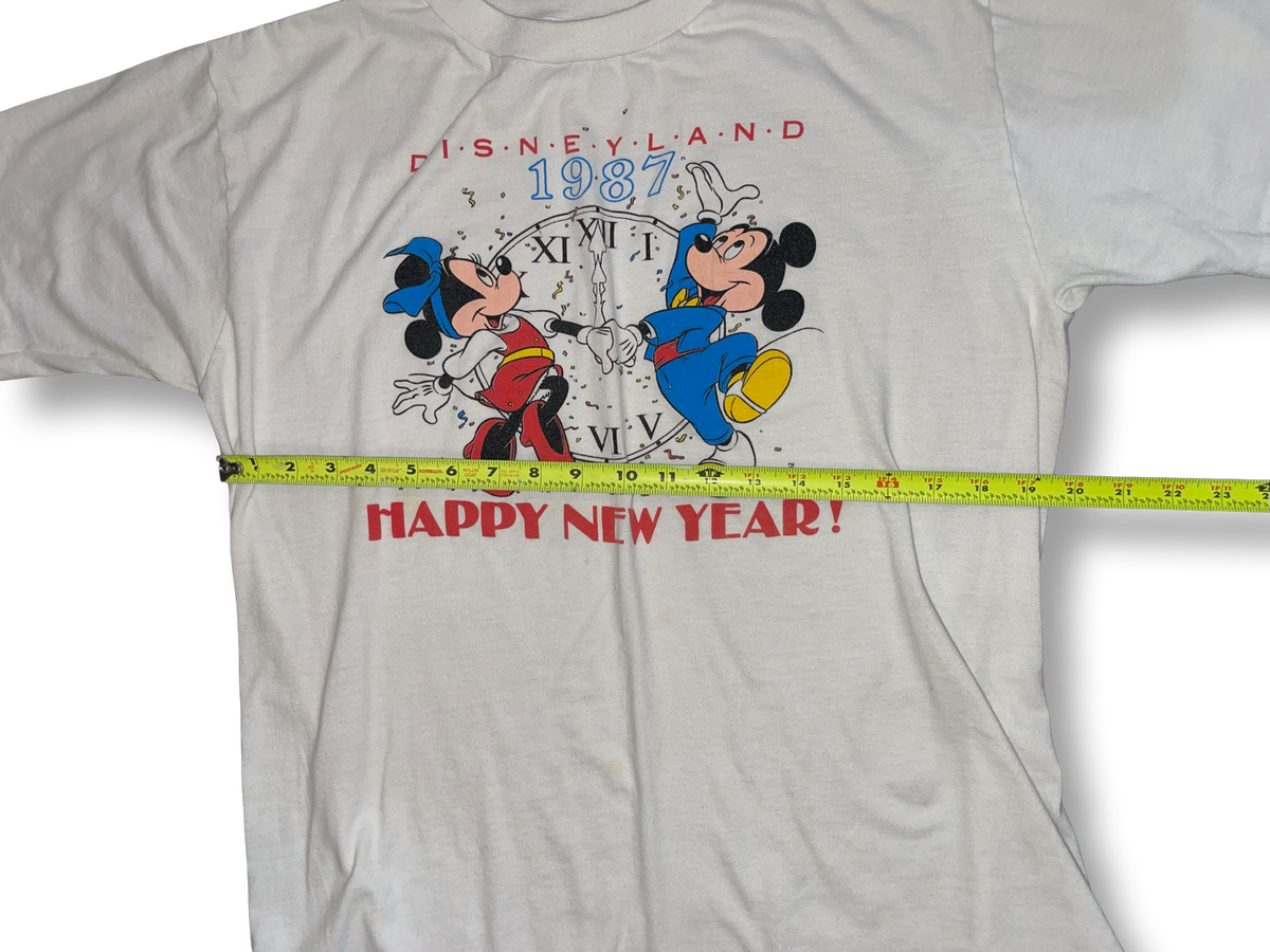Vintage Disney Disneyland Happy New Year 1987 Men Size XL