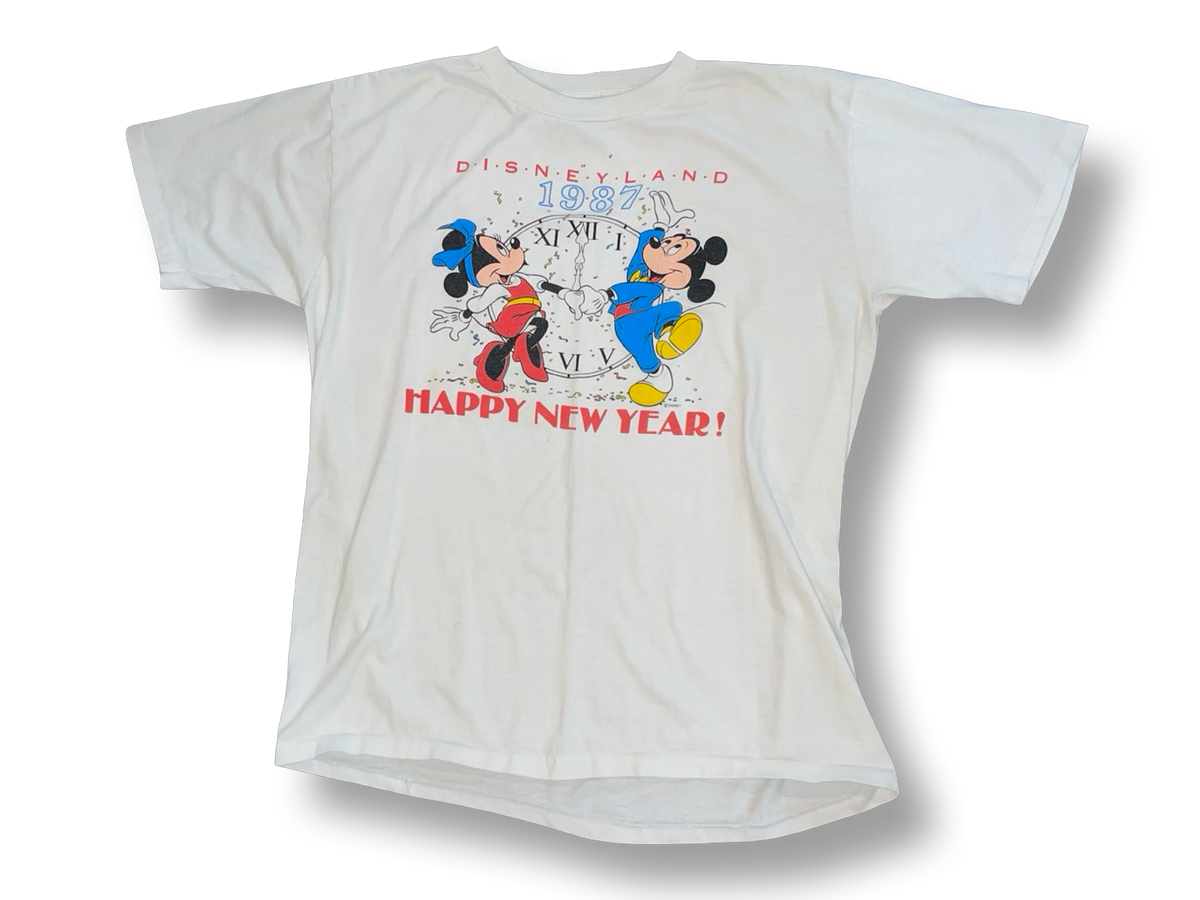Vintage Disney Disneyland Happy New Year 1987 Men Size XL