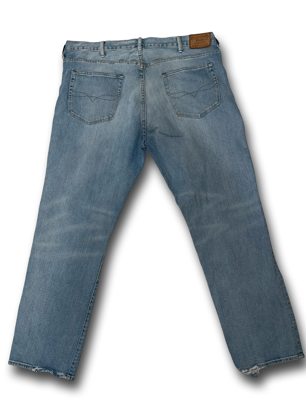 Polo Ralph Lauren Blue Denim Jeans Classic Light Wash Blue Men’s 42B x 32