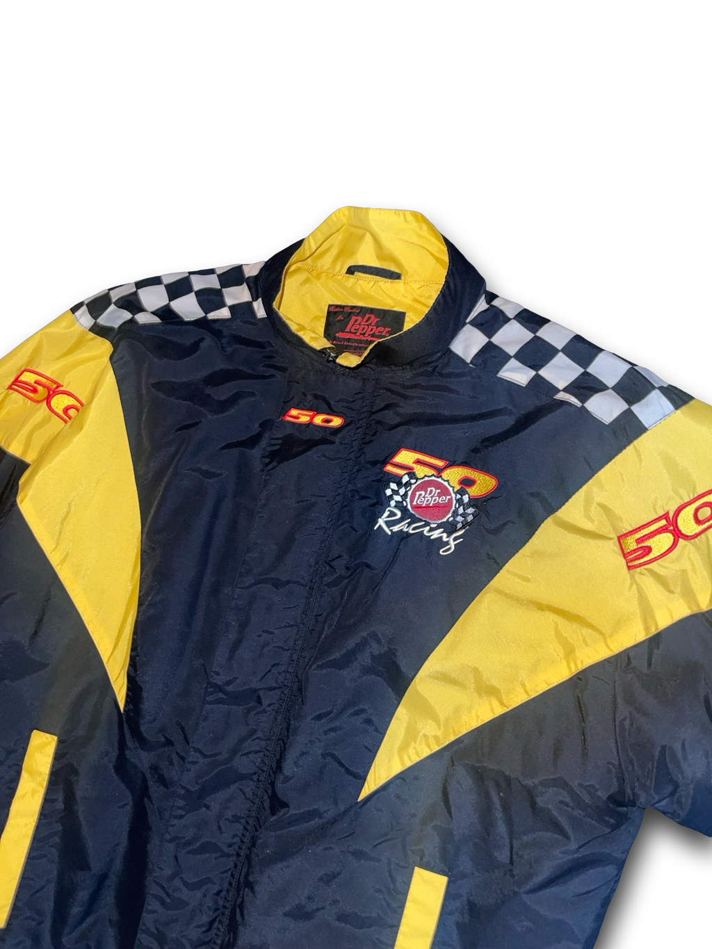 Vintage Dr Pepper Racing 50 Licensed
Windbreaker Jacket Men’s Size Large